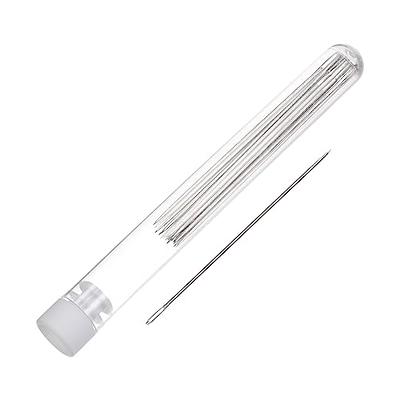 Darning Needle Big Eye Sewing Needle in Transparent Tube, Darning Needle for Wool, Crochet and Yarn Knitting, Size: Large, Photo Color