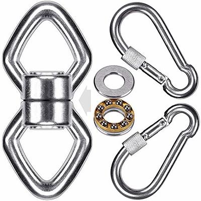 BeneLabel Set of 2 Permanent Antirust Stainless Steel Silent Heavy Duty Swing Ha