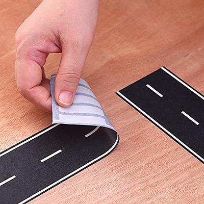 Black Road Track Tape,Toy Car Road Tape Track for Kids,Race Cars