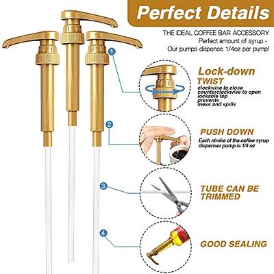 Coffee Syrup Pump Coffee Syrup Dispenser Pump Syrup Bottle - Temu