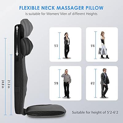 Cordless Shiatsu Shoulder and Neck Massager with Heat, Cotsoco Portable  Massagers for Neck and Back, 3D Deep Tissue Kneading Back Massager  Christmas Gift