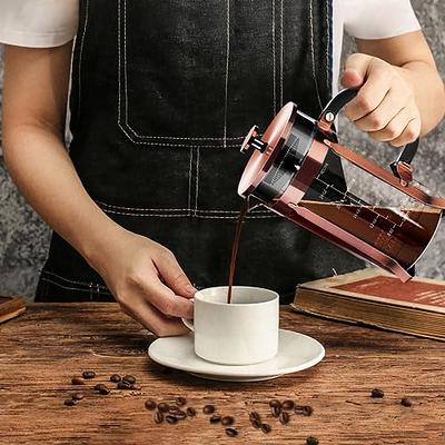  XIYUAN Pour Over Coffee Maker, Permanently Use The Pour Over  Coffee Dripper Borosilicate Glass Water Bottle Coffee Pot With Stainless  Steel Filter Hand Punch Coffee Pot Set 14oz / 400Ml 