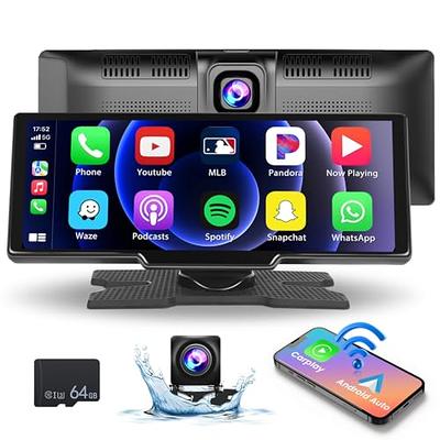 Portable Apple Carplay Screen for Car, 7 Inch IPS Touchscreen Car Stereo  Support Wireless Carplay&Android Auto, Backup Camera, AirPlay, Bluetooth,  Mirror Link/Mic/TF/USB/AUX for All Vehicles - Yahoo Shopping