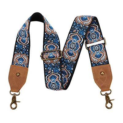 Blue Bag Strap, Guitar Purse Strap Crossbody, Purse Strap for