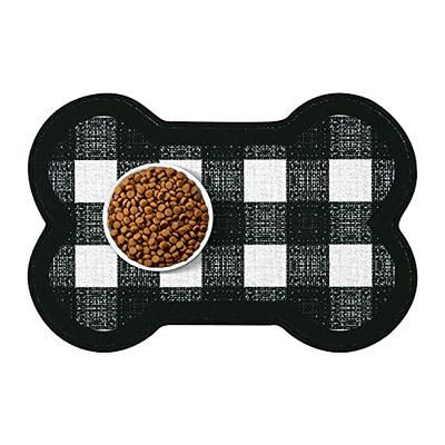 24x16 Dog Cat Food Feeding Mat Bowl Mat Placemat Food Pad Waterproof Non  Slip