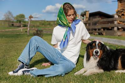 Silk Head Scarf Bandana