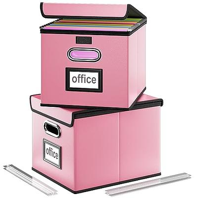 Huolewa Upgraded Portable File Organizer Box Office Document