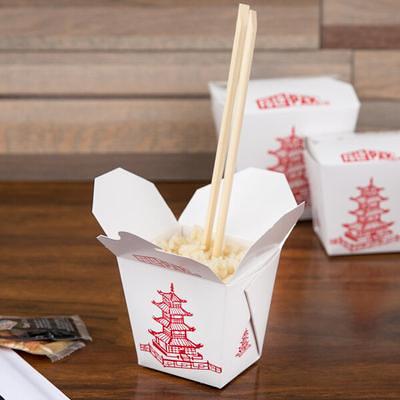 Fold-Pak Chinese Take-Out Container w/ Handle (500/Case)