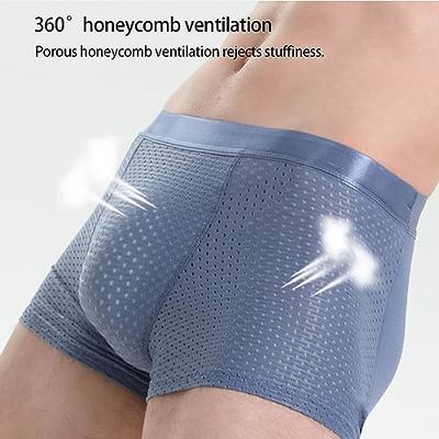 ZONBAILON Briefs for Man Comfortable Mesh Soft Breathable