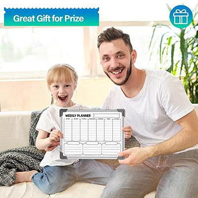 2 Pack Dry Erase Whiteboard Calendar for Wall, Magnetic Weekly