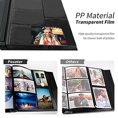 Photo Album 4x6 600 Pockets Photos, Extra Large Capacity Family Wedding Picture  Albums Holds 600 Horizontal and Vertical Photos 
