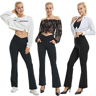 Bootcut Yoga Pants For Women Flare Leggings Gym Workout Pants With Pockets