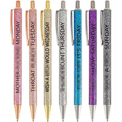 GUAGLL 11PCS Funny Pens Set for Adults with Inspirational Quotes,Premium  Novelty Pens,Funny Offensive Pens,Swear Word Daily Pen Set - Yahoo Shopping