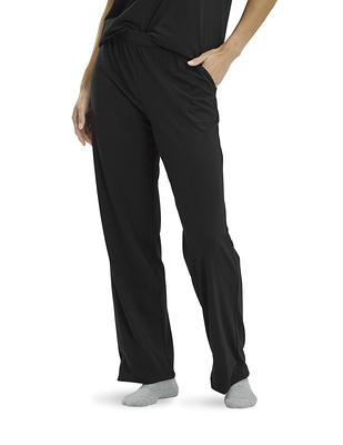 HUE Women's Long Sleeve Tee and Jogger Pant 2 Piece Pajama Set