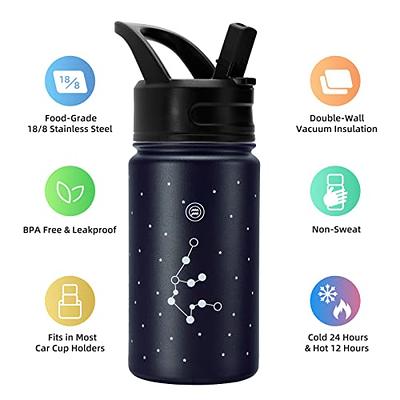 Simple Modern Water Bottle with Straw and Chug Lid Vacuum Insulated Stainless Steel Metal Thermos Bottles Reusable Leak Proof BPA-Free Flask for