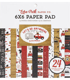 Echo Park Paper Company 6 x 6 Let's Go Anywhere Double Sided