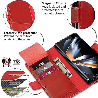 Folding Card Case Red