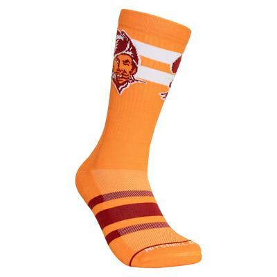 Unisex Mitchell & Ness Tampa Bay Buccaneers Lateral Crew Socks