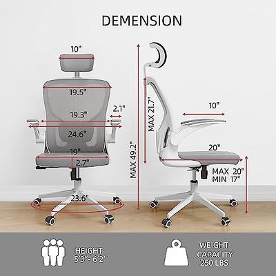 SICHY AGE Ergonomic Office Chair Home Desk Office Chair with Flip