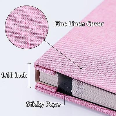 Photo Album Self Adhesive Pages Scrapbook Magnetic Photo Albums for 4x6 5x7  8x10 Pictures Sticky Pages Books for Baby Family Wedding 11x10.6 Pink 60  Pages - Yahoo Shopping