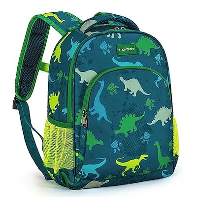 JinBeryl Toddler Backpack for Boys, 12 Inch Kids Dinosaur Backpack for  Preschool or Kindergarten, Black