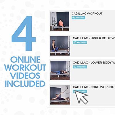 AeroPilates Precision Cadillac Studio Tower, Four Free Online  Expert-Guided Workouts Included