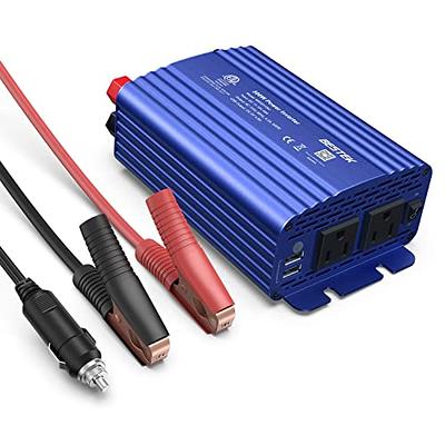 FOVAL 500W Power Inverter 12V DC to 110V AC Car Plug Adapter