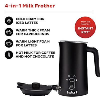  Milk Frother 4 in 1 Electric Milk Steamer Automatic Hot & Cold  Foam Maker and Milk Warmer for Latte, Cappuccinos, Macchiato, Hot Chocolate  Milk: Home & Kitchen