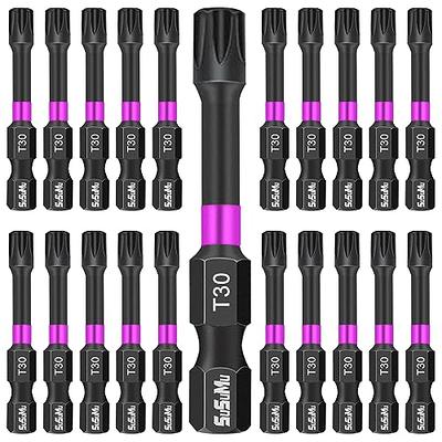 TORX Bit Set 10-Piece 6 Point TORX Screwdriver Bit Set. S2 Steel Impact  Driver