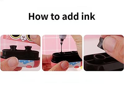 Custom Clothing Name Stamp for Kids Self Inking Fabric Rubber Stamps with  Refill Ink Personalized and Waterproof Cute Cartoon Design for Students  Children's Clothes (Style 1) - Yahoo Shopping