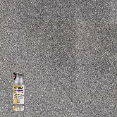 Rust-Oleum 245220 Universal All Surface Metallic Spray Paint, 11 oz, Titanium  Silver - Rustoleum For Plastic 