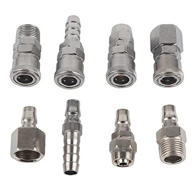 8PCS BSP 1/2 Pneumatic Air Compressor Hose Quick Release Coupler Plug and  Socket Connector Set, Durable Chrome-Plated Brass, Secure Air-Tight Seal,  Quick Connect and Disconnect - Yahoo Shopping