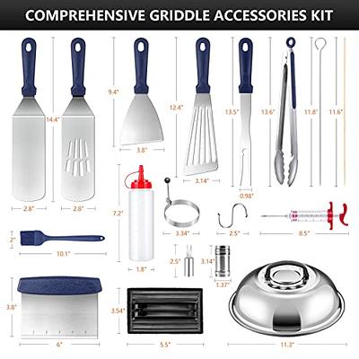 Griddle Accessories Kit Upgrade 138pcs Flat Top Grill Accessories