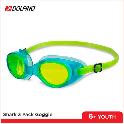 U.S. Divers Toucan Jr Kids Snorkeling Mask Ages 6+ Easy Adjust Fabric Strap  (Blue) 