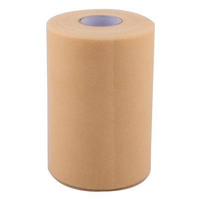 Silver - 6 Inch by 100 Yards Fabric Tulle Roll Spool