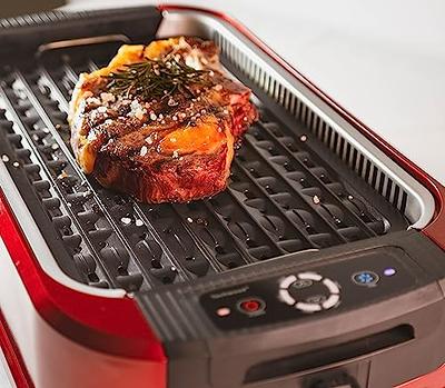 Indoor Smokeless Grill, Techwood 1500W Electric Indoor Grill with Tempered  Glass Lid, Portable Non-stick BBQ Korean Grill, Turbo Smoke Extractor  Technology, Drip Tray& Double Removable Plate, Red - Yahoo Shopping