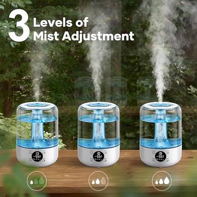 Humidifiers for Bedroom, 3L Ultrasonic Cool Mist Humidifiers for Home Baby  Nursery & Plants, Quiet Top Fill Air Humidifier Lasts Up to 30 Hours, Auto  Shut-Off, Filterless - Yahoo Shopping