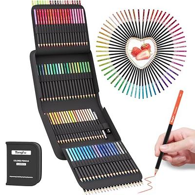 LBW Colored Pencils Oil Pencils Coloring Pencils Drawing Pencils Soft Cores  Colored Pencils for Adult Coloring Books Kids Artists Beginners (72)