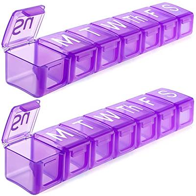 Walgreens 7-Day Pill Organizer with 28 Compartments Large