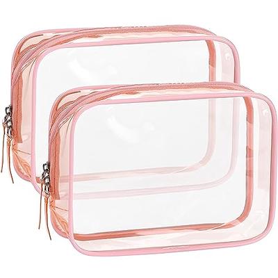 NISHEL Large Double Layer Travel Makeup Bag Women, Large Cosmetic Case,  Organizer for Travel-Size Accessories Bottles, Brushes, Conditioner, and  Skin