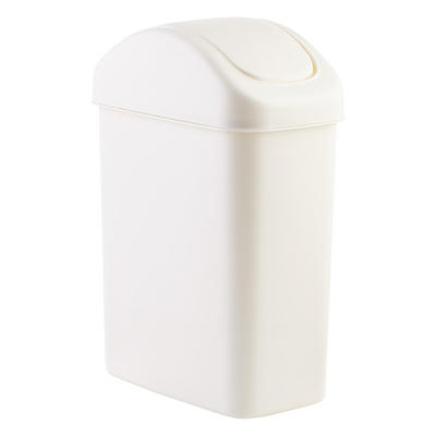 Toter Slimline 25 Gal. Graystone Square Trash Can