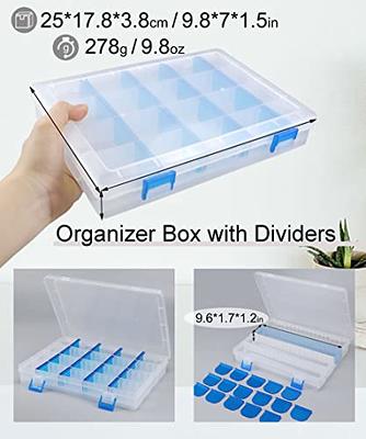 Uxwuy Snackle Box Charcuterie Container Tackle Box Organizer Plastic Clear  Tackle Box for Snacks Beads Organizer Art Craft Storage Compartment Box -  Yahoo Shopping