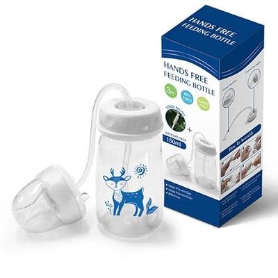 EasyJug | Hands-Free Breast feeding Water Bottle with Long Straw