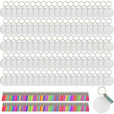 Mlurcu Sublimation Keychain Blanks Bulk, 201 PCS Sublimation