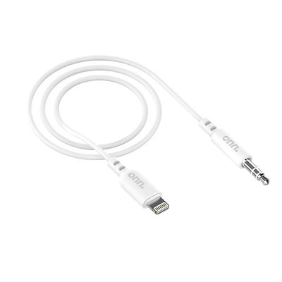 onn. 3' Lightning to USB-C Cable, White 