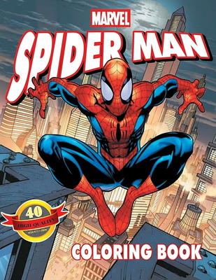 SPIDER-MAN Coloring Book: Spiderman Giant Coloring Book With Excellent  Images For Kids of All Ages (Unofficial) (Paperback)