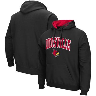 Men's Colosseum Black Louisville Cardinals Arch & Logo 3.0 Pullover Hoodie  - Yahoo Shopping