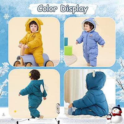 XIFAMNIY Baby Boys and Grils Winter Snowsuit Coat Outwear Hooded Footie  Outfit Rabbit Ears 6-24 Months - Yahoo Shopping