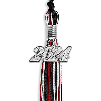 Endea Graduation Tassel Gold Bling Charm Date Drop Year (Gold, 2024) 