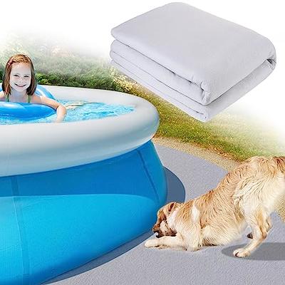 12 Ft Round Pool Liner Pad, Multi-Purpose Pool Pads for Above Ground  Pool,Prevent Punctures and Extend The Life of Your Above Ground Swimming  Pool Or